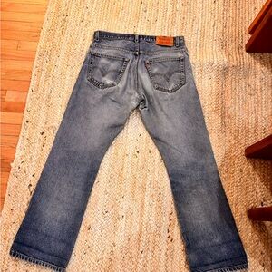 Levi's Blue Straight Leg Jeans Classic Denim Style
